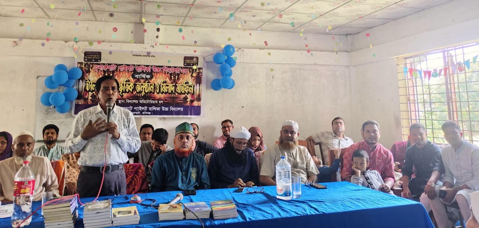 চুনারুঘাট পাইলট বালিকা বিদ্যালয়ে বার্ষিক মিলাদ সম্পন্ন