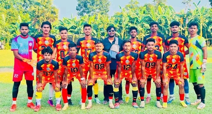 কিশোরগঞ্জে গোল কাপ টুর্নামেন্টে চুনারুঘাট ফুটবল একাডেমির জয়, ম্যান অব দ্য ম্যাচ শাহীন