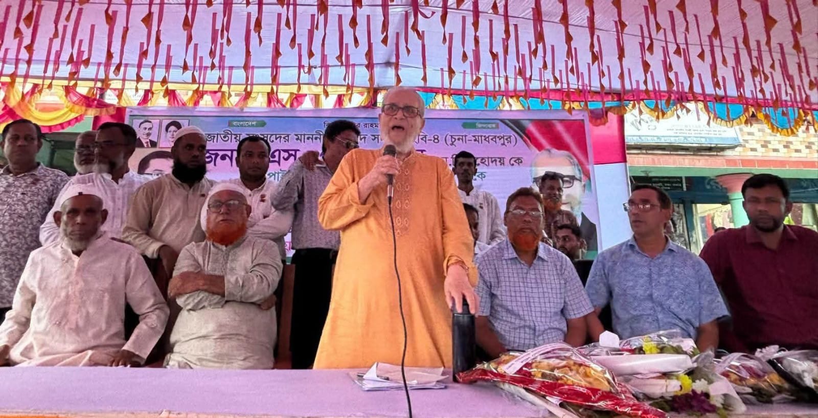 পাইকপাড়ায় এস এম ফয়সাল এমপিকে গণসংবর্ধনা